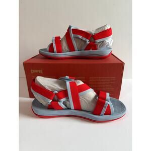 Camper Match Sandals Red Blue Outdoor Summer Women Sz EU 39/ US 8.5 NEW in BOX